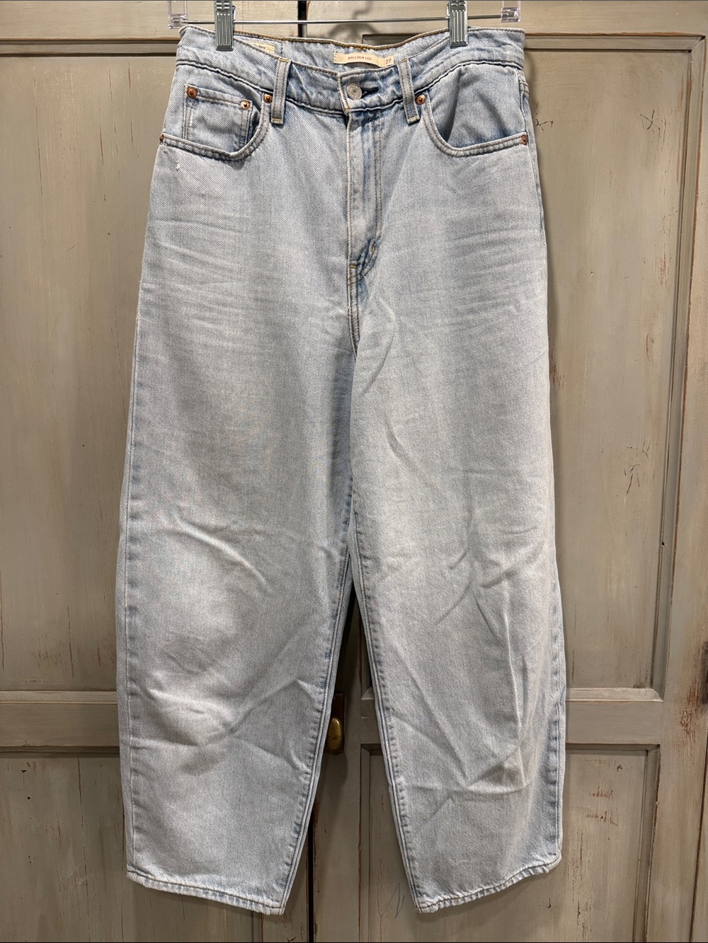 Levi's Light Blue Wide Leg Jeans